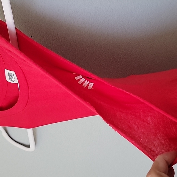 Victoria's Secret Beachy Y2K Summer PINK cut off tank Small - Picture 4 of 7